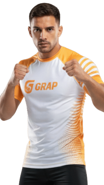 Rashguard Blanco y Amarillo